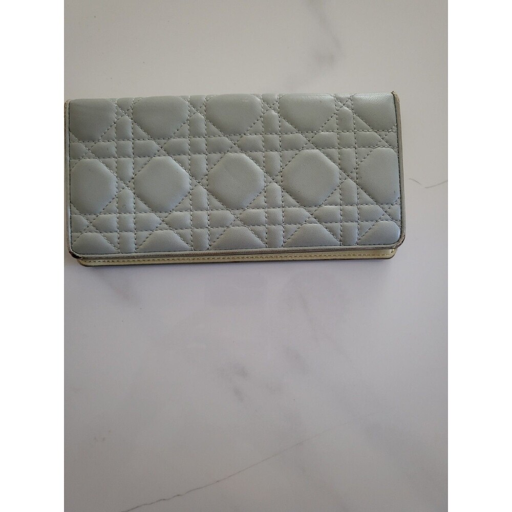 Christian Dior 2013 Cannage Pattern Continental Wallet